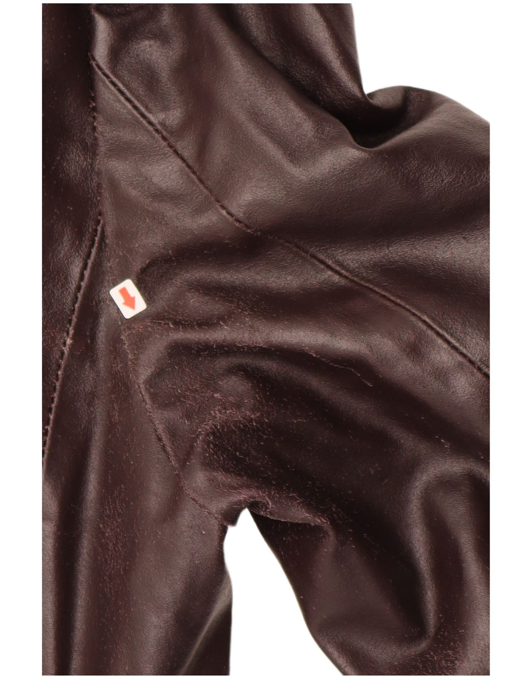 METROPOLITAN Cappotto in Pelle da Uomo IT 50 Large in Pelle Marrone