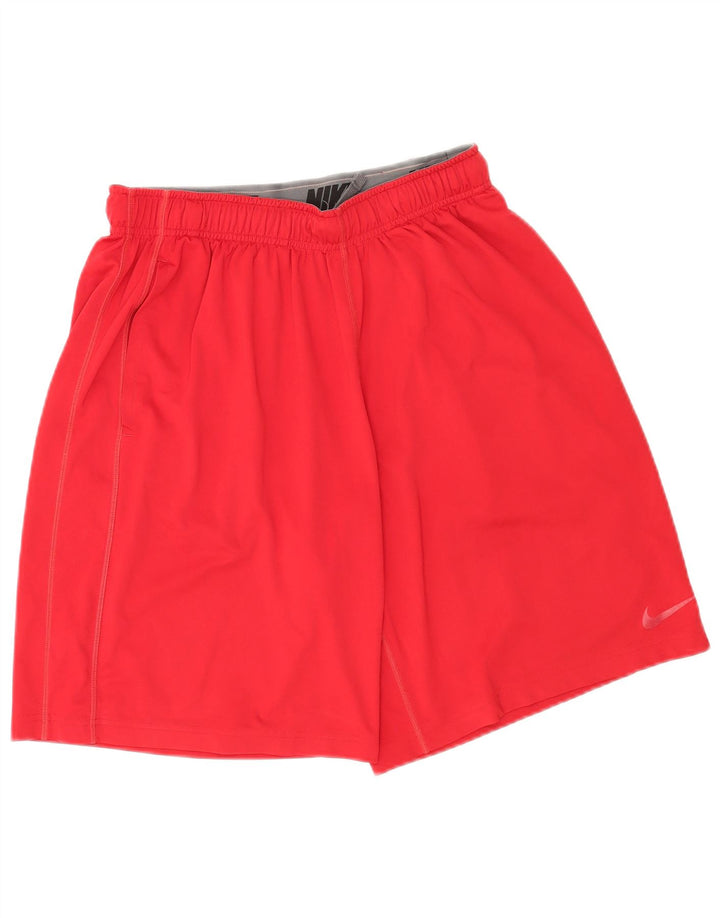 Pantaloncini sportivi Nike Dri Fit da uomo di colore rosso medio