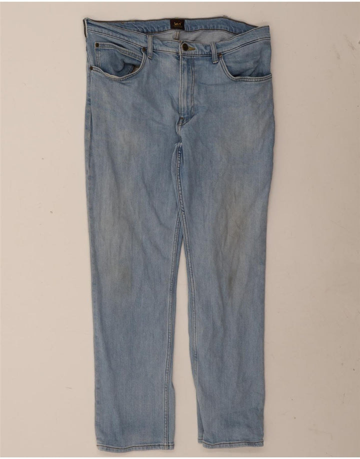 Jeans dritti da uomo Lee Brooklyn W36 L30 cotone blu