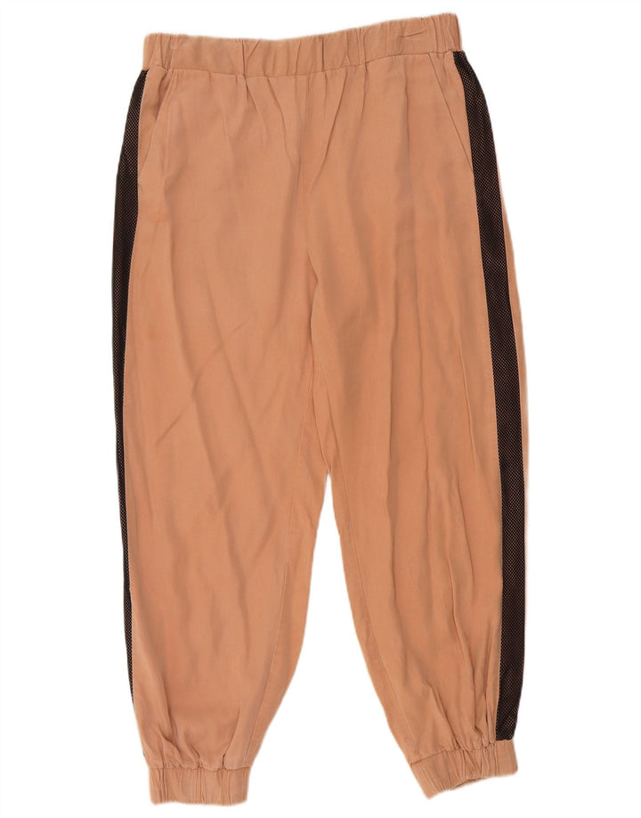 Pantaloni corti da donna Zara Joggers medi W28 L25 Colorblock rosa