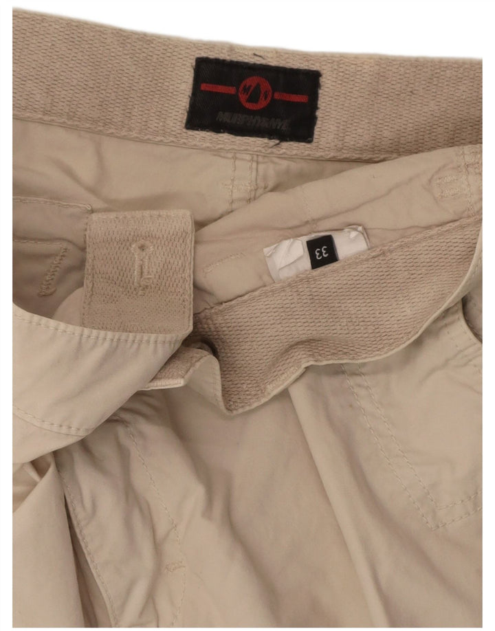 MURPHY & NYE Mens Slim Chino Trousers W33 L34 Beige