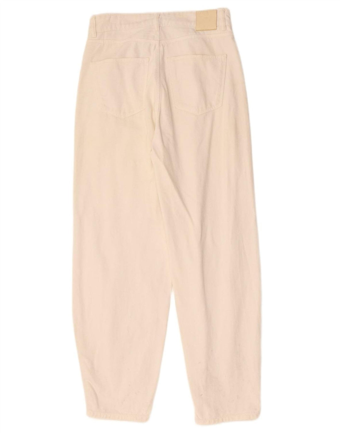 MASSIMO DUTTI Jeans affusolati a vita alta da donna EU 36 XS W26 L28 Bianco