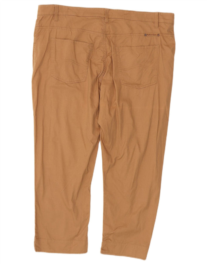 Pantaloni cropped da donna Marlboro Classics W38 L24 cotone marrone
