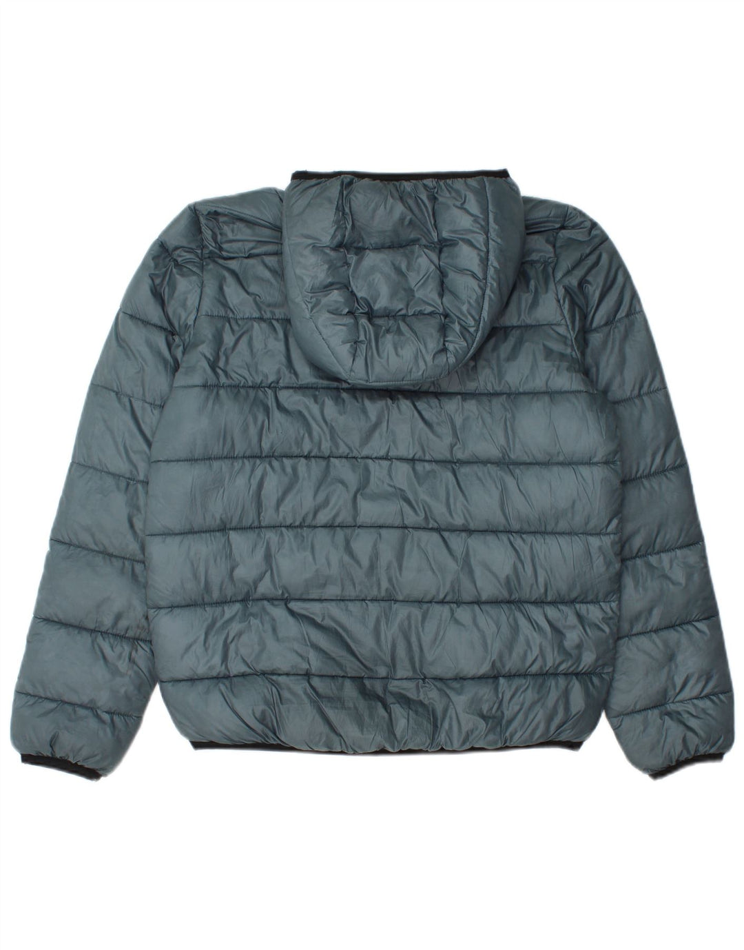 Giacca imbottita con cappuccio da uomo Champion UK 36 Small Blu Poliestere