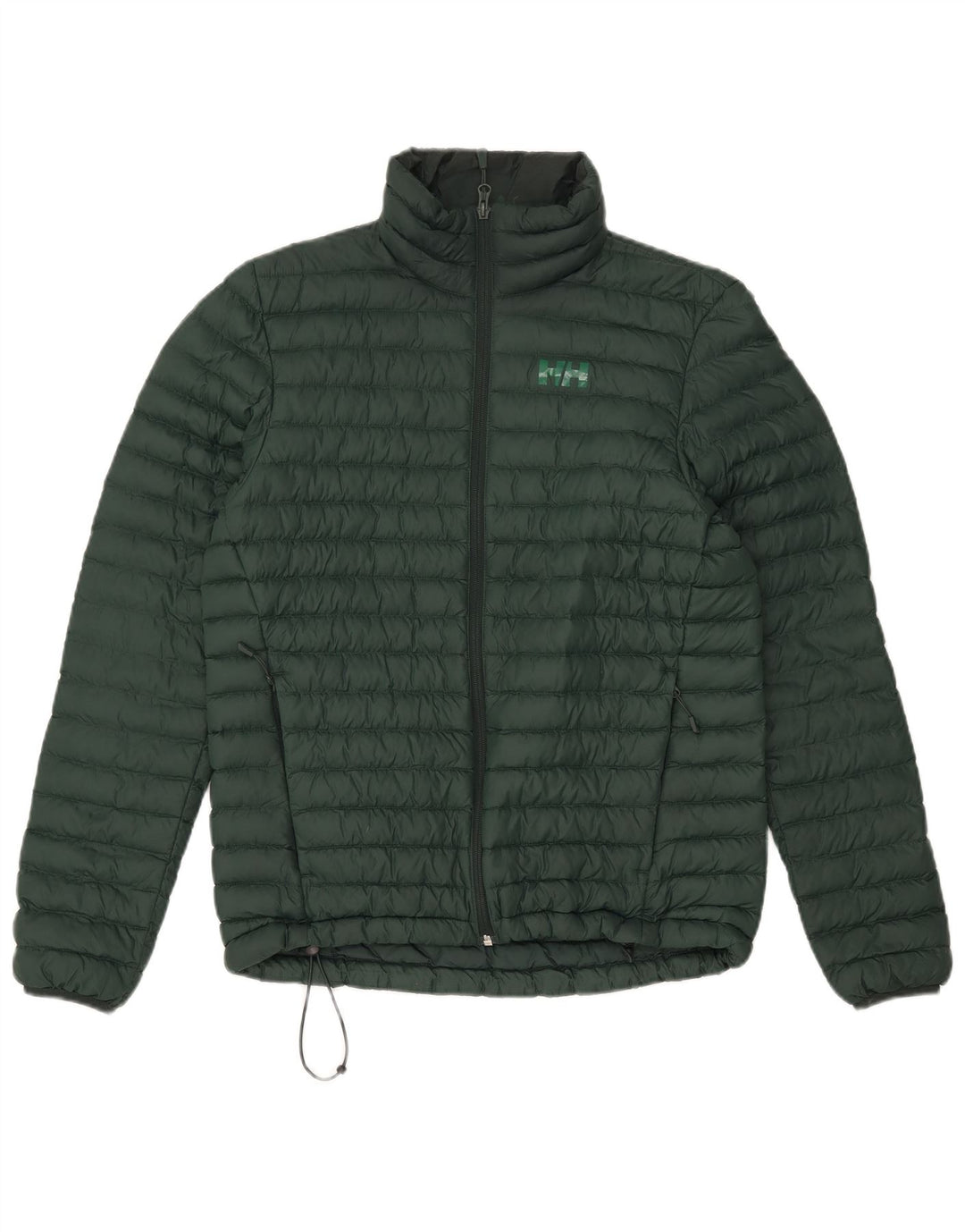 HELLY HANSEN Giacca imbottita dalla vestibilità rilassata da uomo UK 36 Small Verde Poliammide