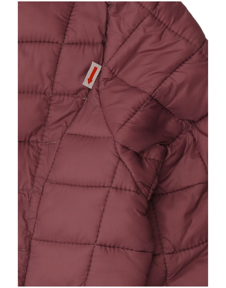 Giacca imbottita da donna Reebok UK 14 Medium Maroon Poliestere