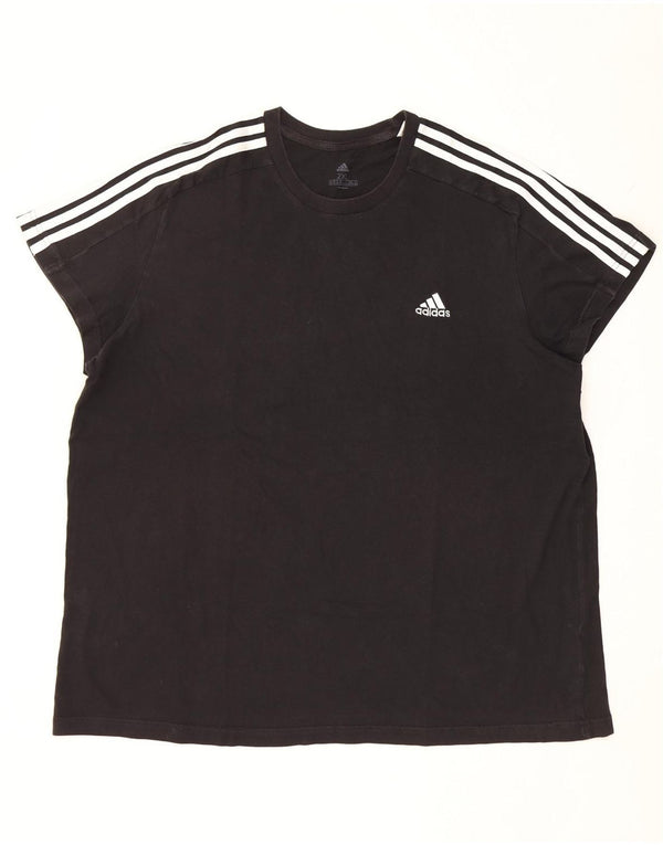 T-shirt da uomo Adidas Top 2XL cotone nero