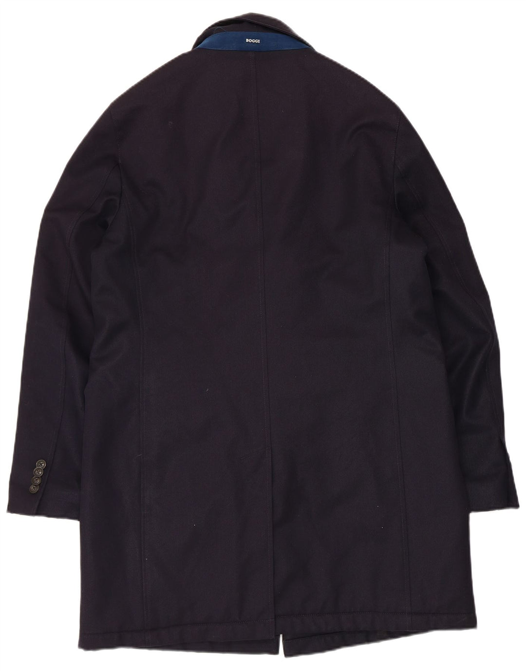 Soprabito Uomo Boggi IT 46 Small Blu Navy Lana