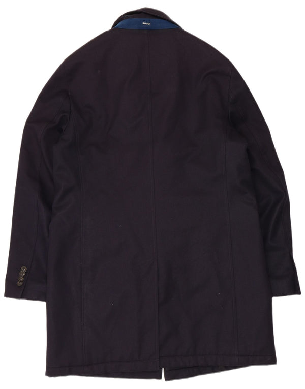 Soprabito Uomo Boggi IT 46 Small Blu Navy Lana