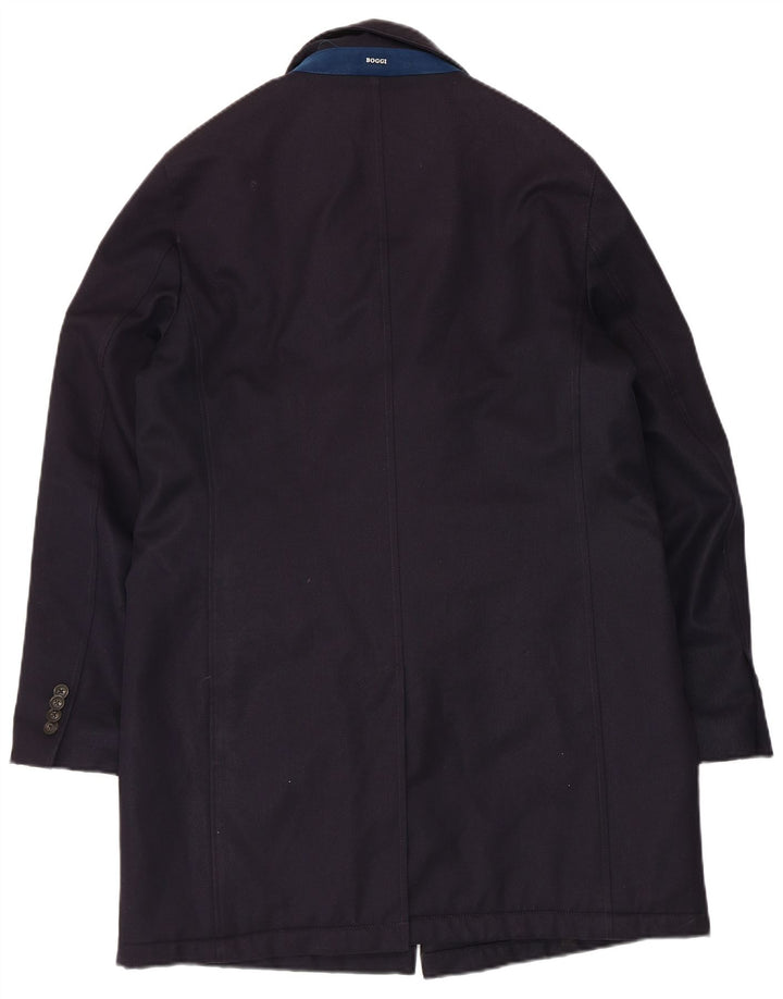 Soprabito Uomo Boggi IT 46 Small Blu Navy Lana
