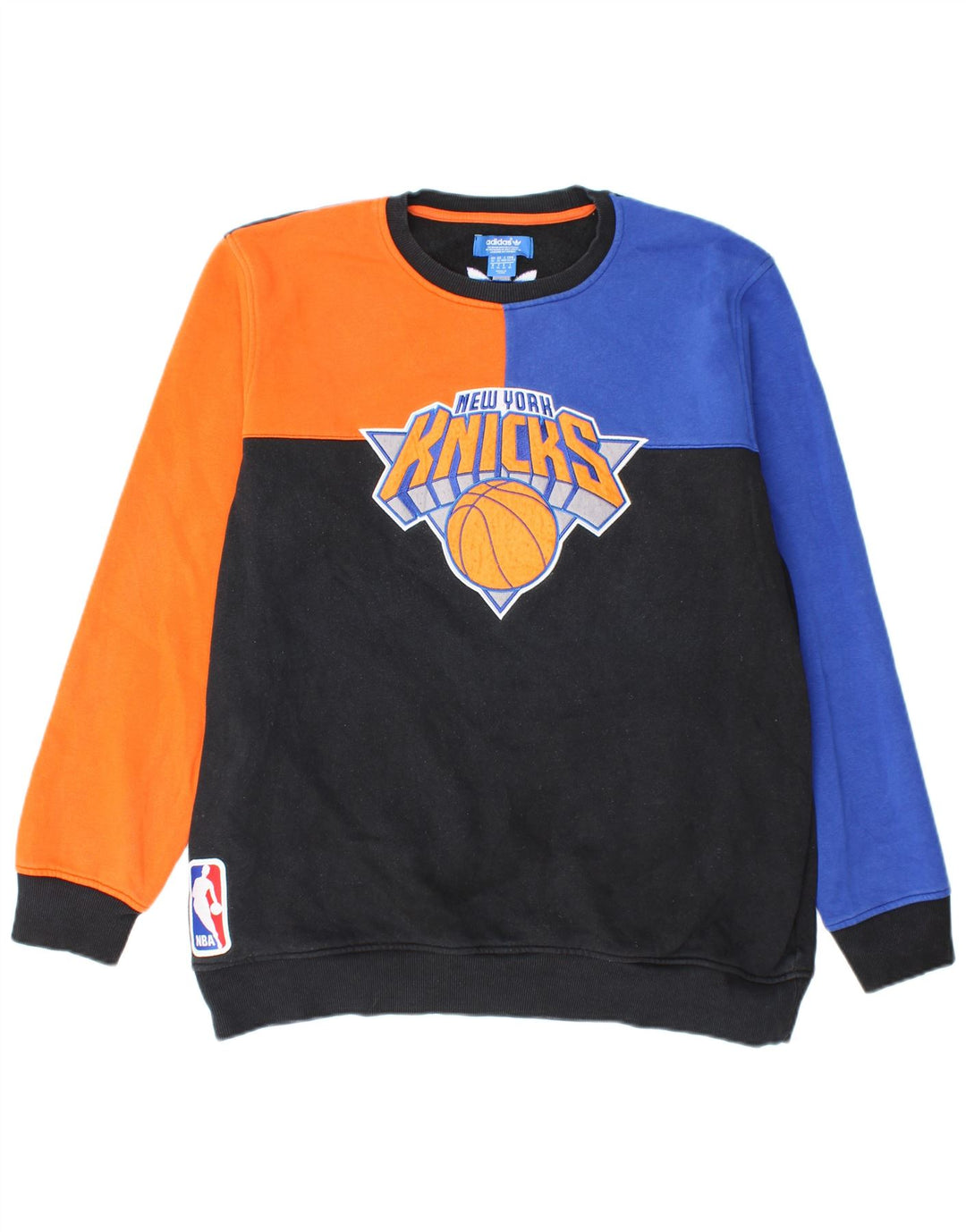 Felpa da uomo ADIDAS New York Knicks, maglione XL, multicolore