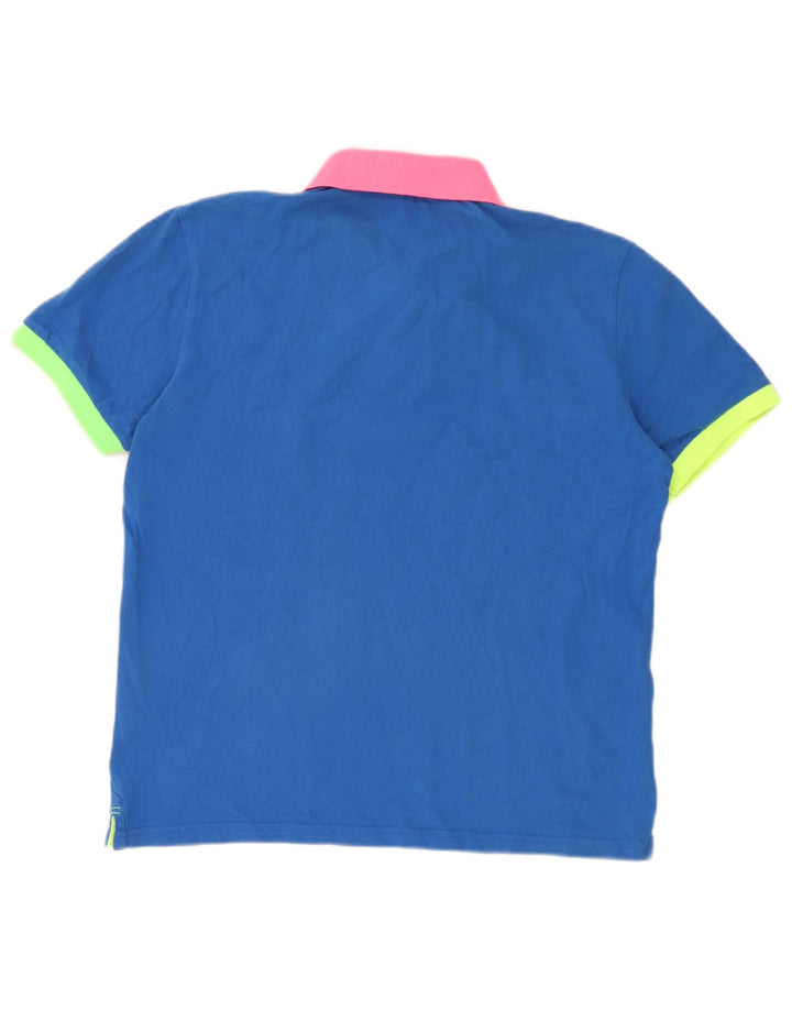 Polo North Sails da uomo vestibilità regolare in cotone color block blu medio