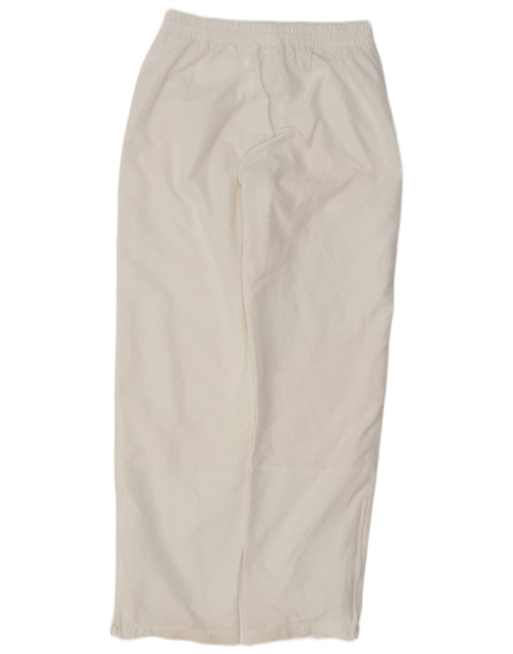 Pantaloni da tuta da donna Adidas UK 14 Large Bianco Poliestere