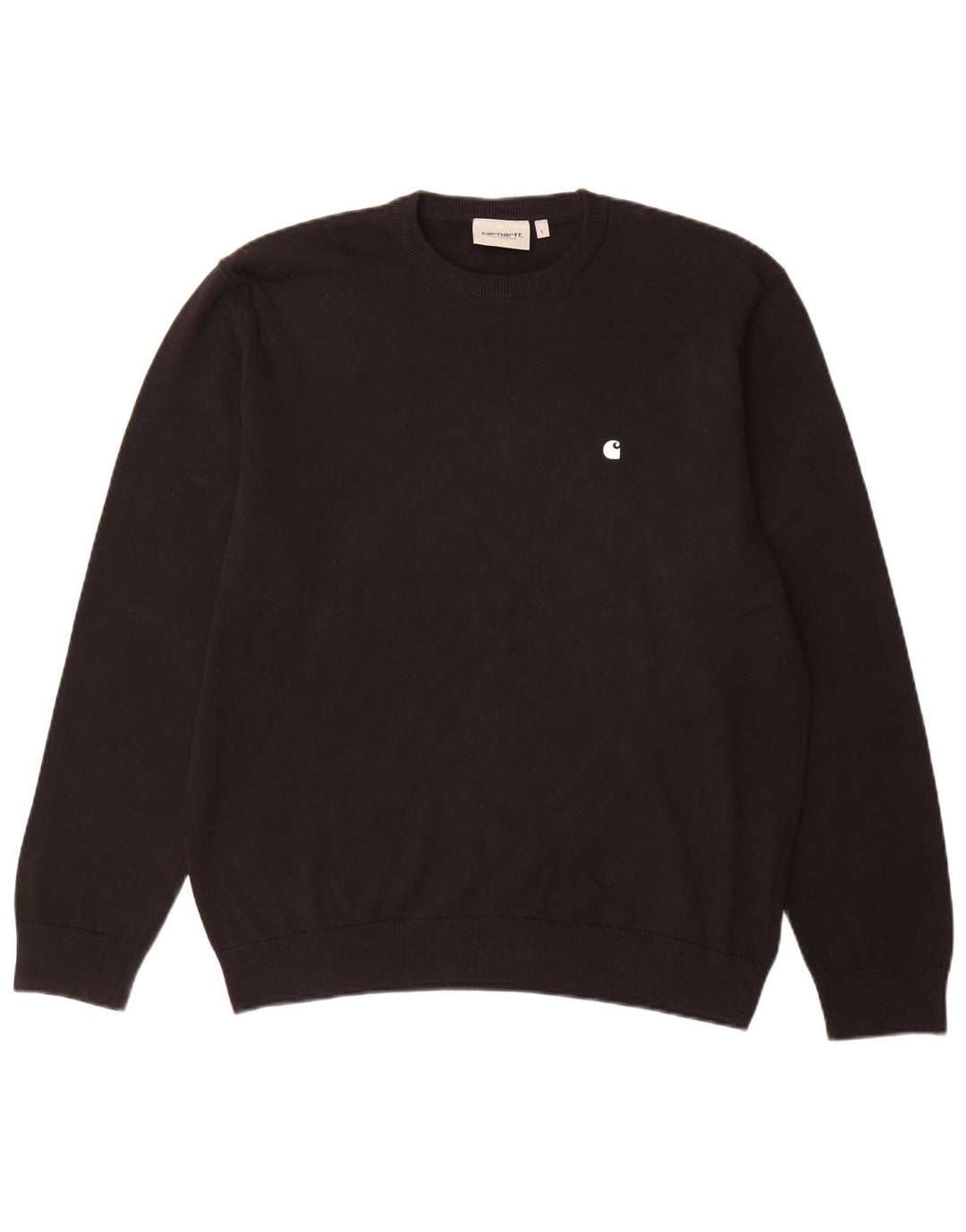 Maglione maglione girocollo da uomo Carhartt grande cotone nero