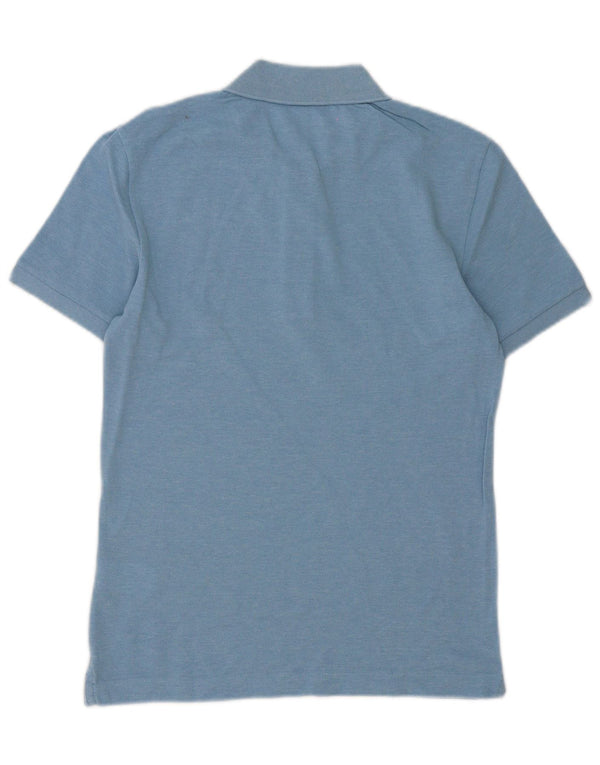 Polo da uomo slim fit Lacoste taglia 2 XS in cotone chiazzato blu