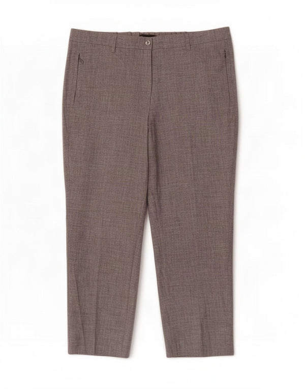 Pantaloni casual dritti da donna Marks & Spencer UK 18 XL W36 L28 Grigio