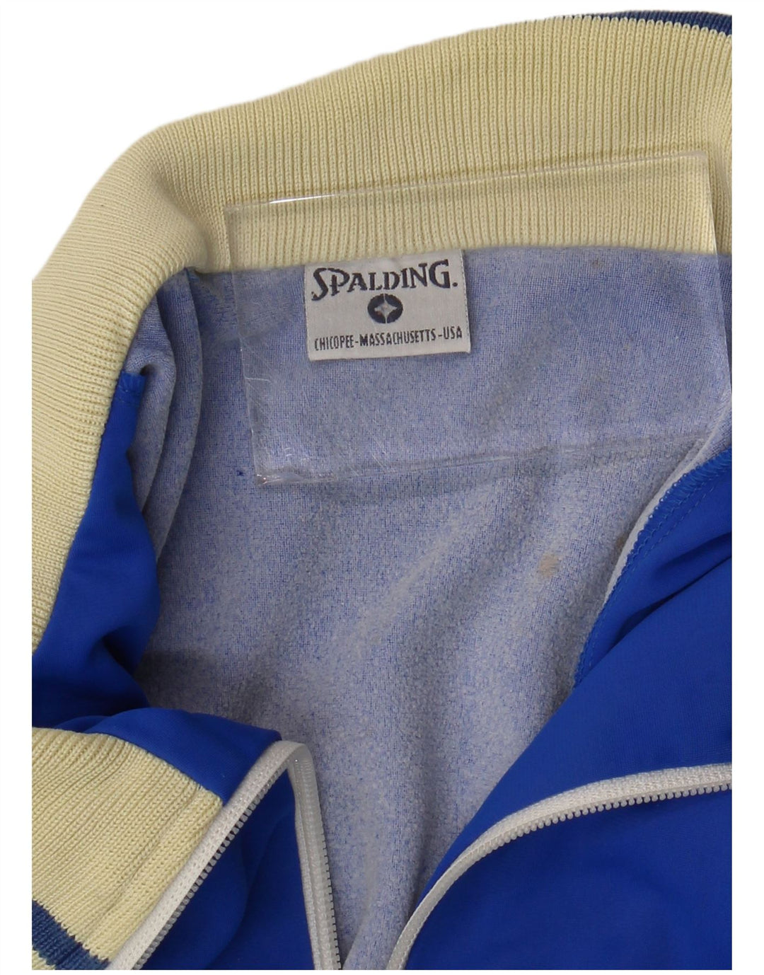 SPALDING Giacca da tuta grafica da uomo grande color block blu