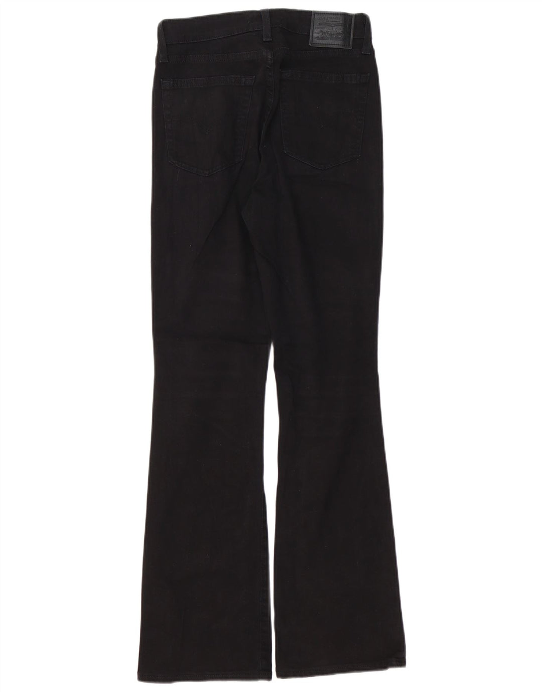 LEVI'S Jeans 725 da donna a vita alta bootcut W27 L30 cotone nero