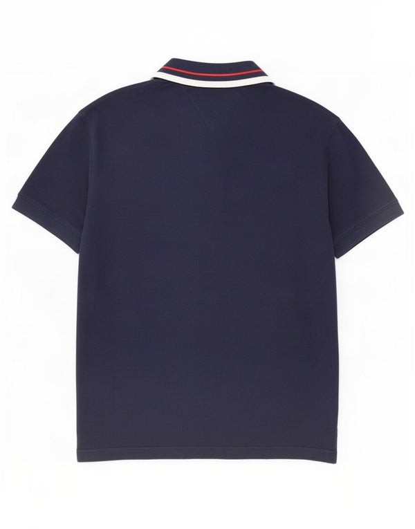 Polo da uomo Tommy Hilfiger vestibilità regolare, grande classica a righe blu navy