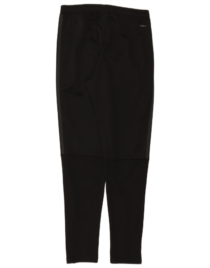 Pantaloni da tuta Adidas Climalite da uomo piccoli in poliestere nero