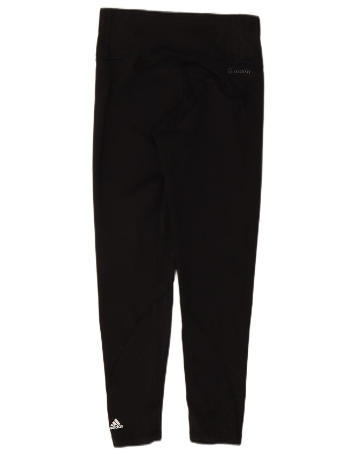 Leggings Adidas Aeroready da donna UK 12/14 Medio Nero