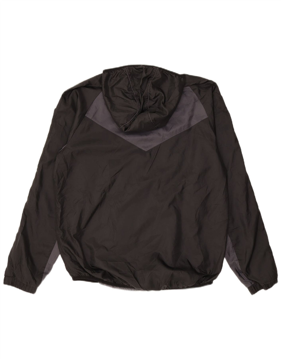 Giacca sportiva da uomo con cappuccio PUMA grande, poliestere color block nero