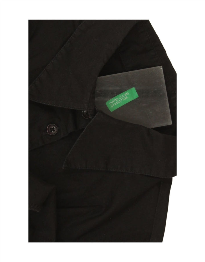 Camicia a maniche lunghe da donna Benetton Body UK 12 Medium Nero