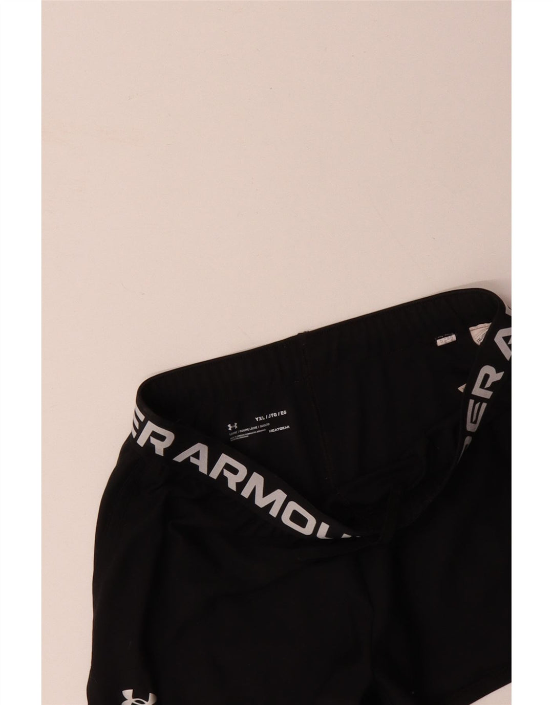 Pantaloncini sportivi grafici per ragazze UNDER ARMOUR 13-14 anni XL poliestere nero