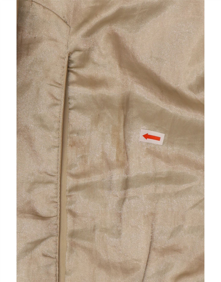 Cappotto in pelle da donna OLLY & CO UK 10 Piccolo in pelle beige