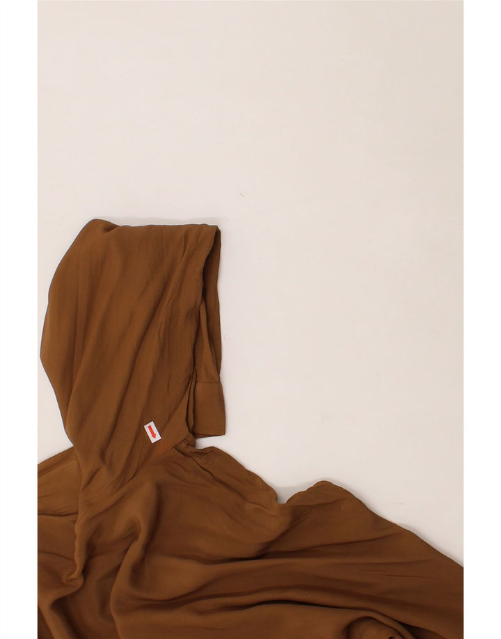 VINTAGE Womens Shirt Blouse IT 49 XL Brown Acetate Vintage Vintage and Second-Hand Vintage from Messina Hembry 