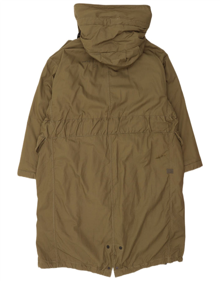 Giacca parka con cappuccio da uomo G-Star UK 40 grande poliestere kaki