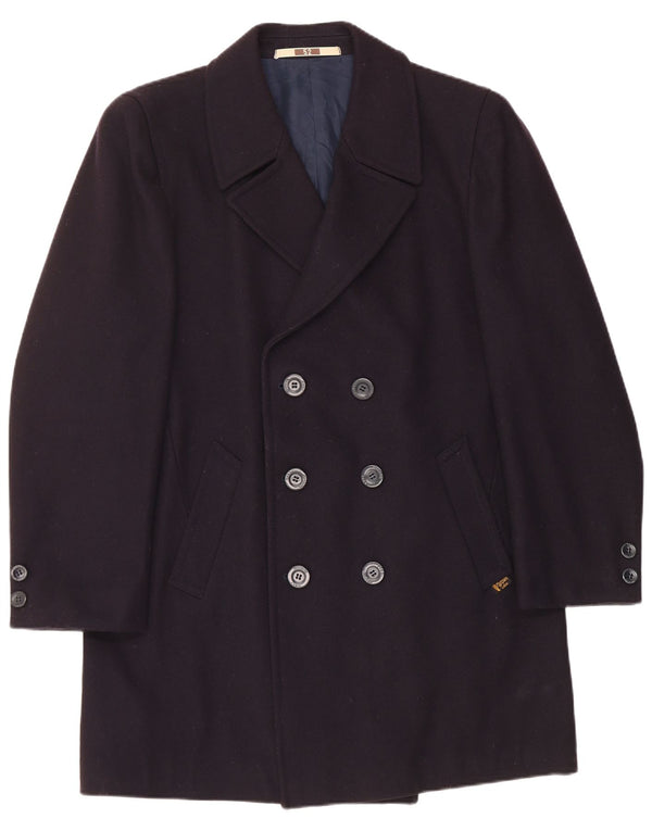 Caban vintage da uomo IT 52 XL in viscosa blu navy