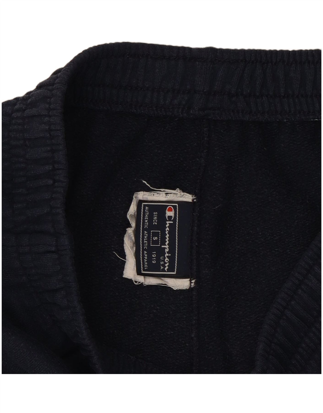 Pantaloni da tuta da uomo Champion Small in cotone blu navy