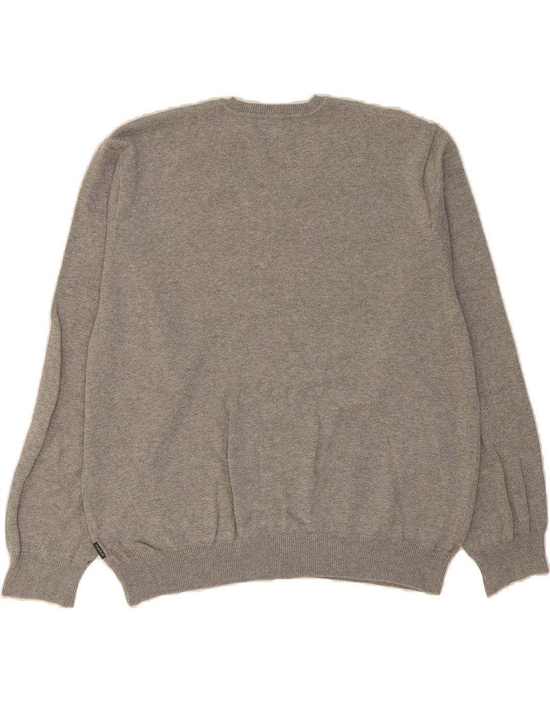 IZOD Mens V-Neck Jumper Sweater 2XL Grey Argyle/Diamond Cotton Vintage Izod and Second-Hand Izod from Messina Hembry 