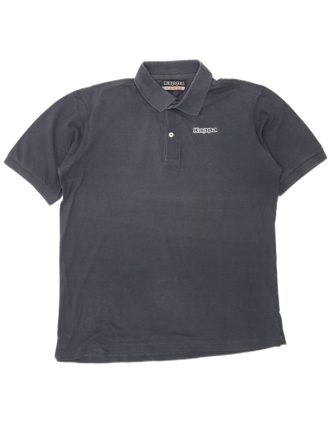 Polo KAPPA da uomo grande in cotone blu navy