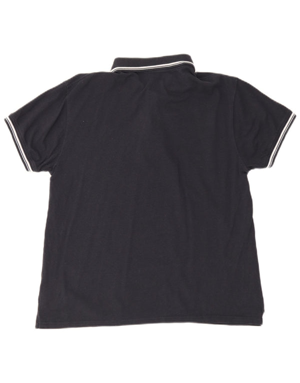Polo Uomo Sergio Tacchini Media Cotone Blu Navy