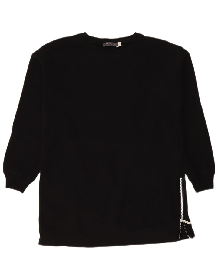 Maglione oversize da donna lungo MINT VELVET UK 10 piccolo nero