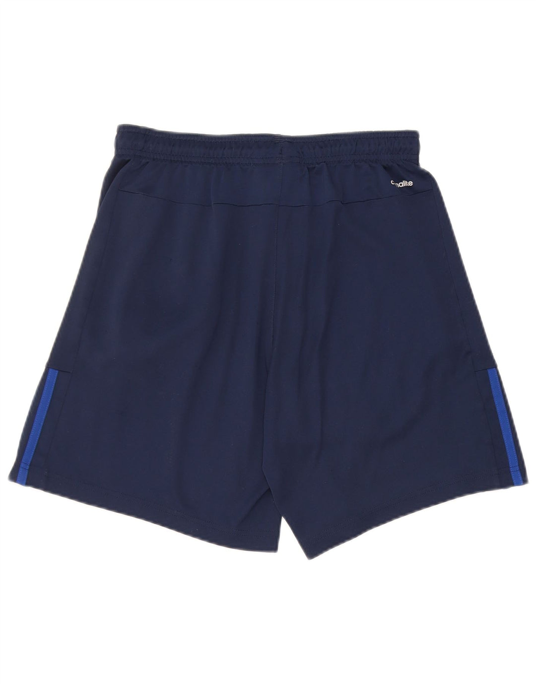 Pantaloncini sportivi da uomo Adidas piccoli in poliestere blu navy