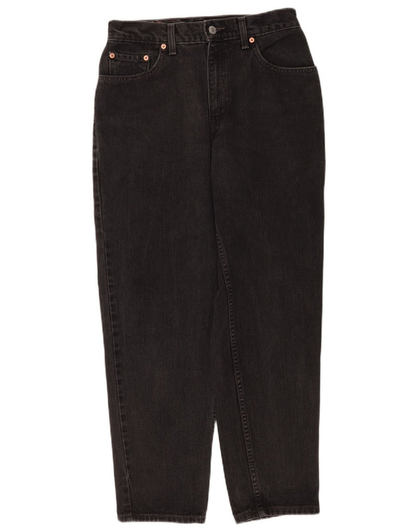 Jeans Levi's 550 affusolati a vita alta da donna US 8 medio W26 L28 neri
