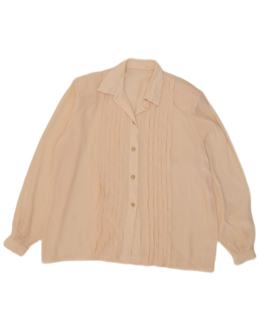 Camicetta camicia oversize da donna vintage UK 18 XL Rosa