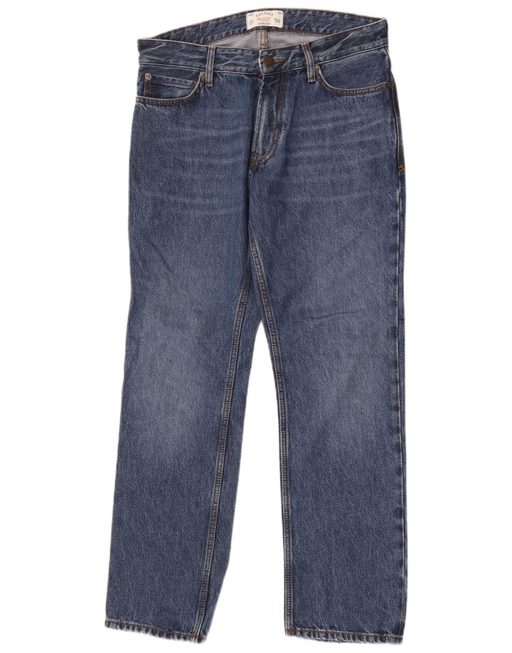 Jeans dritti da uomo Fat Face W30 L30 cotone blu
