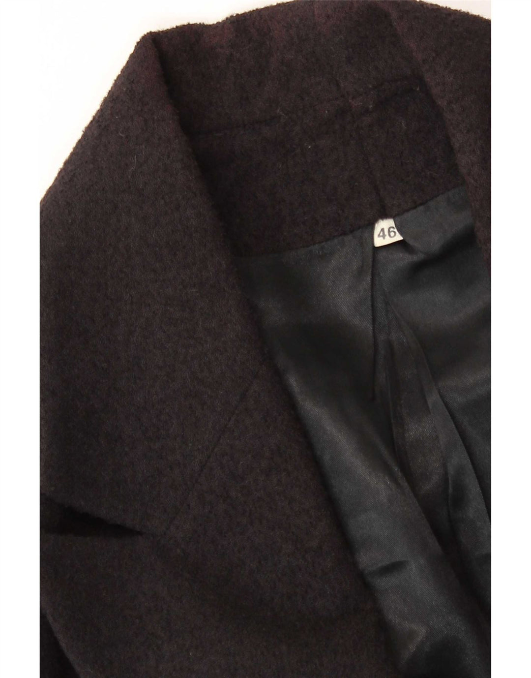 Giacca blazer vintage da donna a 1 bottone IT 46 grande nera
