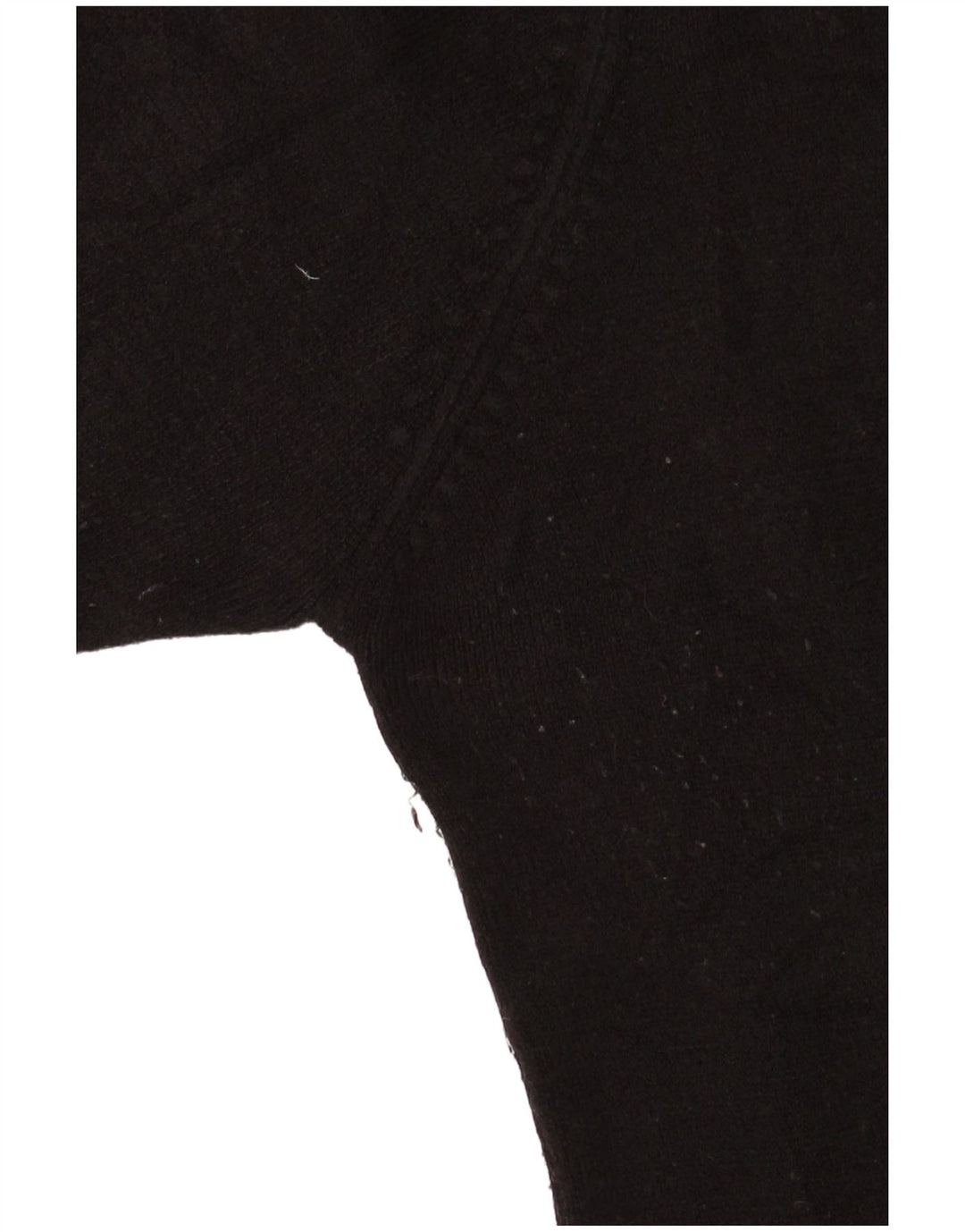 Maglione maglione da donna Essentials con collo alto UK 14 acrilico nero medio