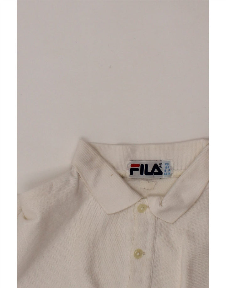Polo FILA Ragazzo 13-14 Anni Bianca