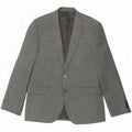 Giacca blazer da uomo a 2 bottoni Jaeger UK 40 grande lana grigia