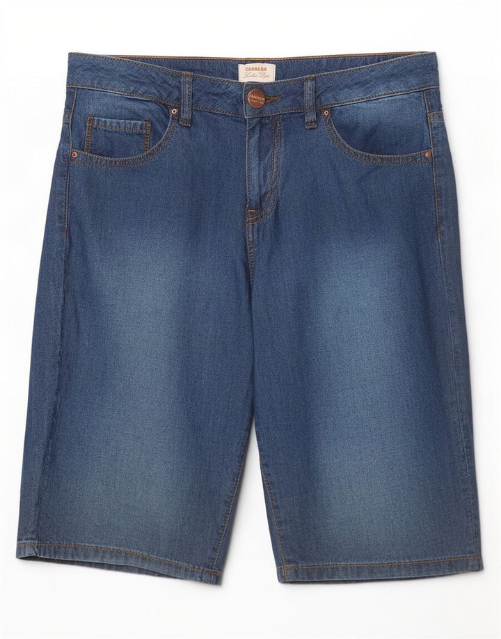 Pantaloncini di jeans da donna Carrera W27 piccoli in cotone blu