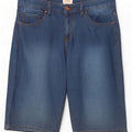 Pantaloncini di jeans da donna Carrera W27 piccoli in cotone blu