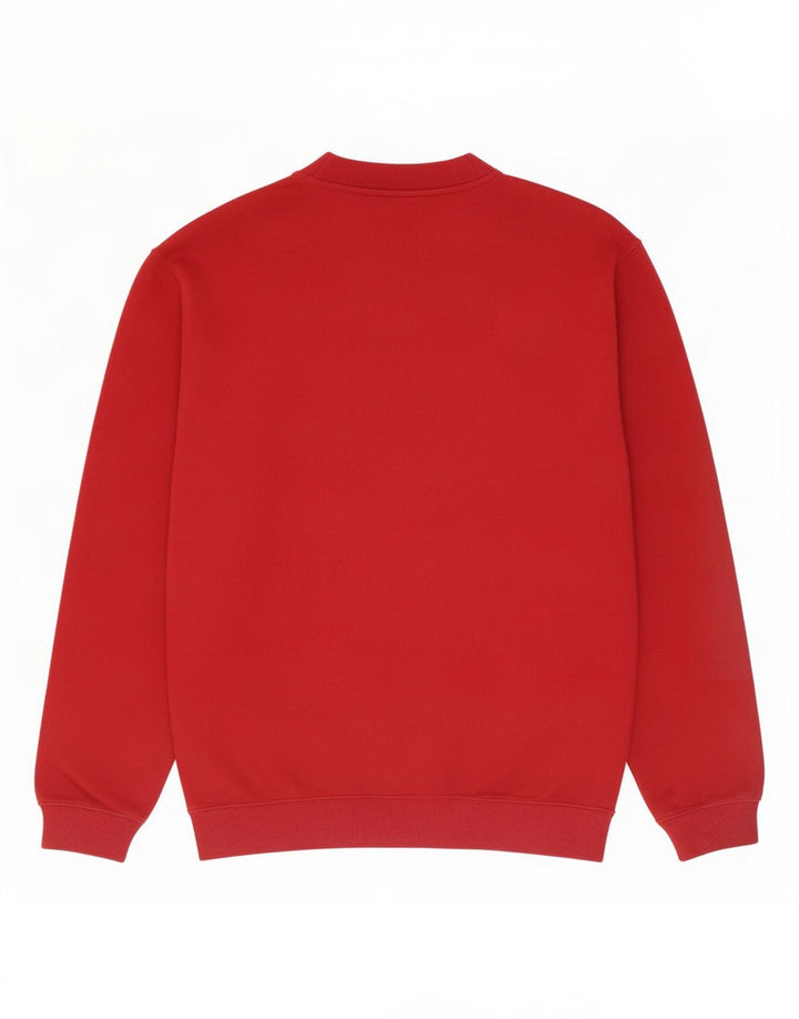 Felpa da uomo Wrangler maglione grande in cotone rosso