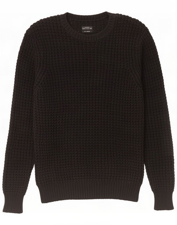 Maglione da uomo con scollo a barchetta All Saints da uomo in cotone nero medio