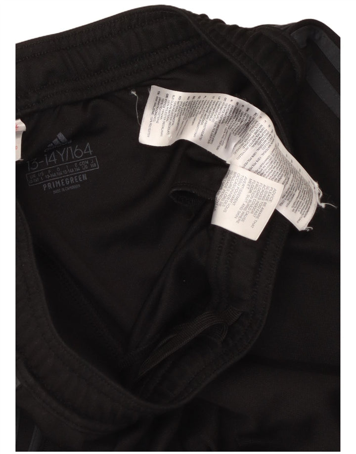 Pantaloni della tuta da ragazzo Adidas 13-14 anni in poliestere nero